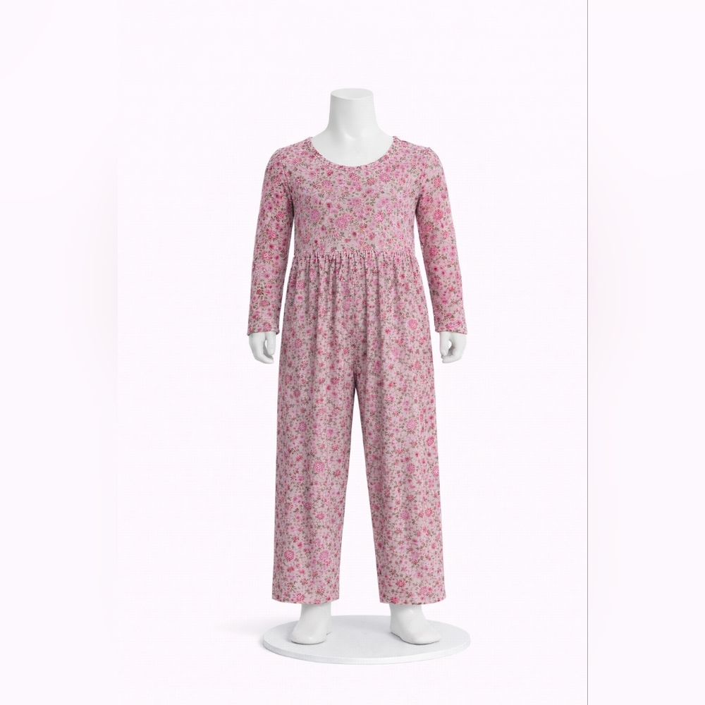 SweetHoney Pink Floral Kids Dress